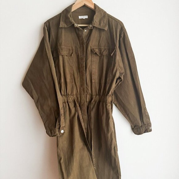 Good American Olive Green Cargo Style Jumpsuit 1 - Picture 7 of 8